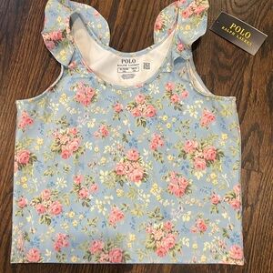 Ralph Lauren - Floral Ruffle Tank Top